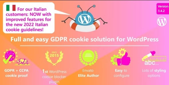 Free Download Complete GDPR / AVG / CCPA Cookie Compliance WordPress plugin - WeePie Cookie Allow