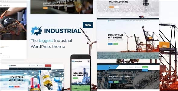 Free Download Industrial - Factory Business WordPress Theme