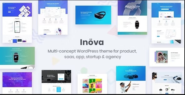 Free Download Inova - Multipurpose WordPress Theme For Startups & Agencies