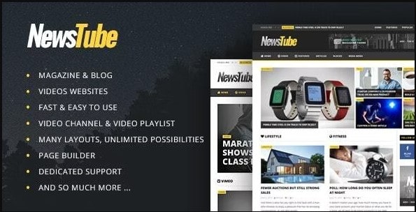 Free Download NewsTube - Magazine Blog & Video