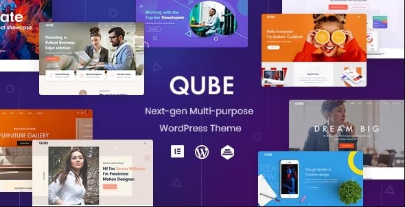 Free Download Qube - Responsive Multi-Purpose Theme