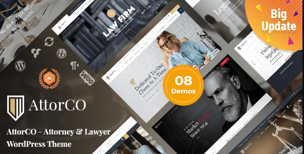 AttorCO - Attorney & Lawyers WordPress Theme