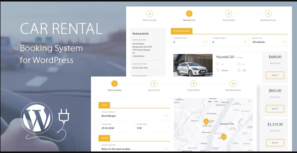 Car Rental Booking System for WordPress