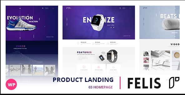 Felis - WordPress Product Landing Page