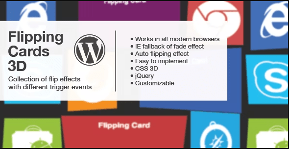 Flipping Cards 3D – WordPress