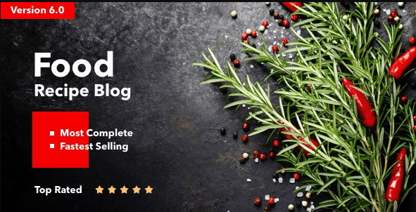 Neptune - Theme for Food Recipe Bloggers & Chefs