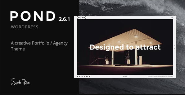 Pond - Creative Portfolio / Agency WordPress Theme