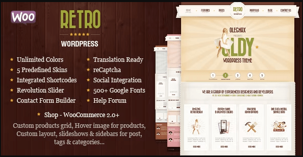 Retro - Vintage WordPress Theme