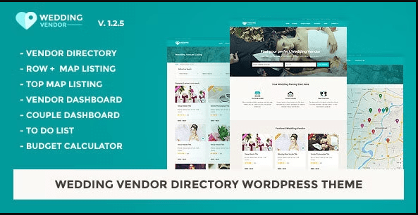 Wedding Vendor Directory & Listing WordPress Theme